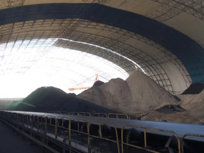 广东煤棚料仓网架